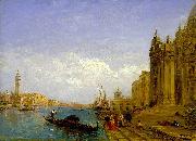 Felix Ziem Venetian Scene oil on canvas